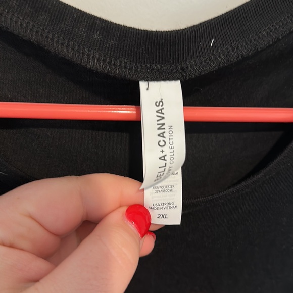 Disney tank top xxl black red design Bella canvas - Picture 2 of 4